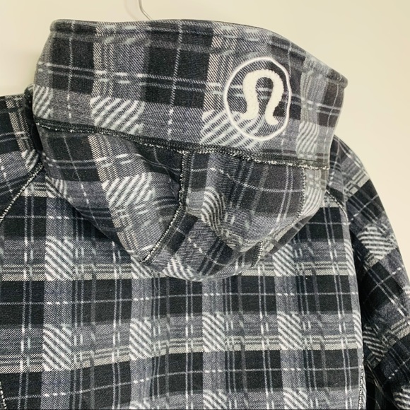 LULULEMON Jacket Checked Scuba Hoodie - Picture 5 of 5